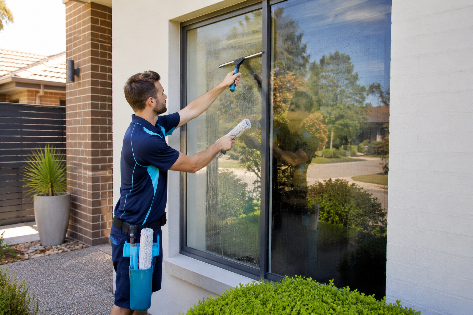Professional house window cleaning service